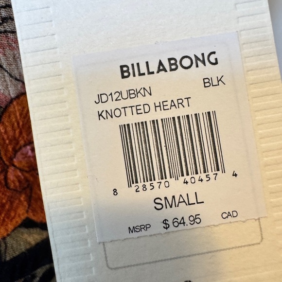 Billabong Knotted Heart Floral Dress - Picture 10 of 11